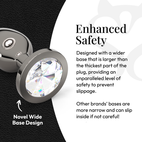 Metal Butt Plug Set (Circle-Shaped Charm)